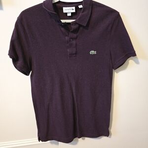 Lacoste Men's Deep Purple Polo Shirt